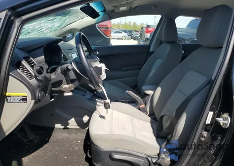 2015 Kia Forte Ex из США, поврежденный, VIN KNAFX4A86F5296412